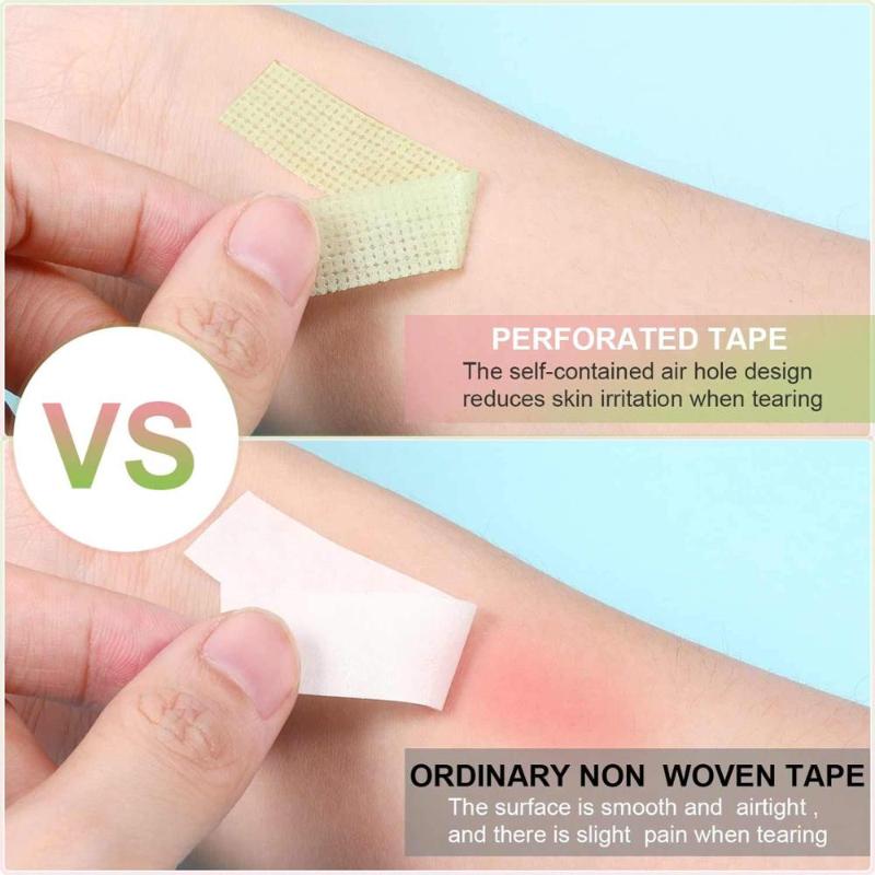 CNK 3PCS Japanese Grafted Eyelash Under Pads Tape Isolation Holes Breathable Patches Adhesive Eyelashes Extension Tape Eye Paper