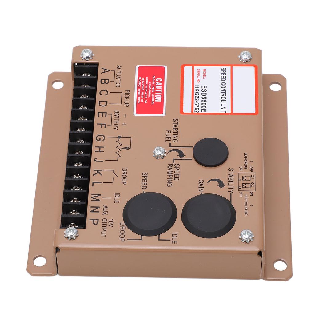 ESD5500E Elektronický regulátor motoru Dieselagregát Pomalý start Regulátor otáček volnoběhu 12V 24VDC
