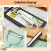 2 in 1 Stainless Steel Vegetable Peeler for Carrot Potato Melon Fruit Vegetable Cutter Fruit Slicer Kitchen Gadget Paring knife
