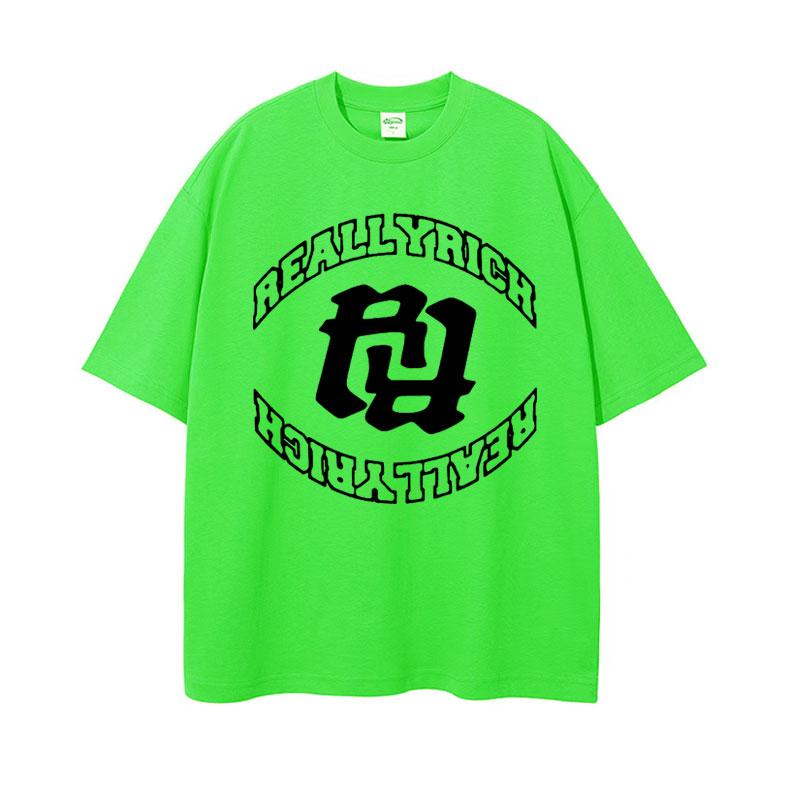 Rapper RR KanKan Really Rich Graphics T Shirt Mens Clothing Harajuku Hip Hop Tshirts Unisex 100 Cotton Oversized Tshirt Tops