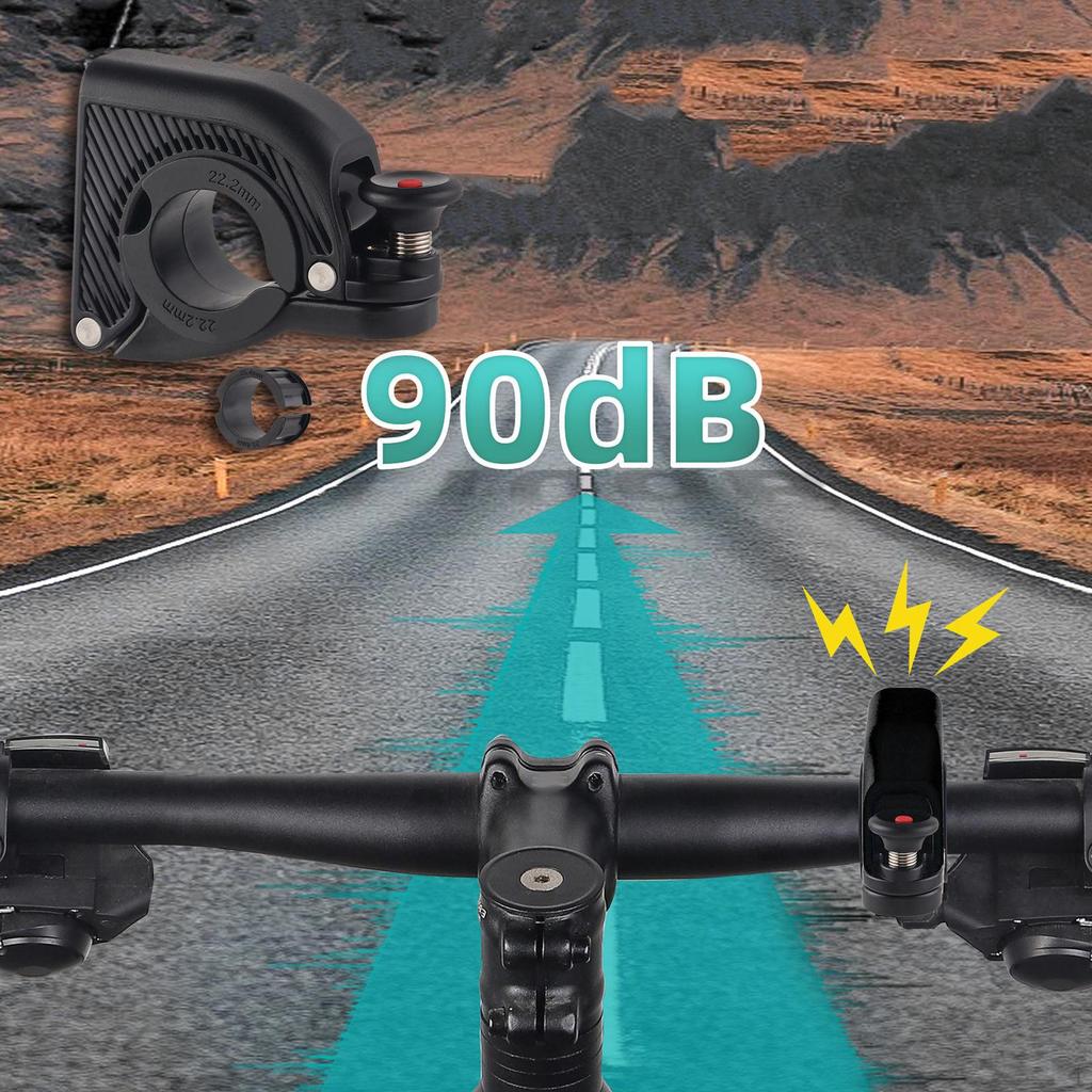 Bike 22.2/25.4/31.8 Mm Handlebars Warning Alarm Loud Sound Kids Adults Men Women Boys Girls