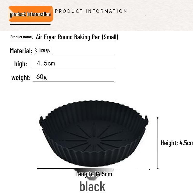 Silicone Air Fryer Baking Mat and Cake Tray