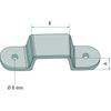 Trailer post stanchion mount 13 x 40
