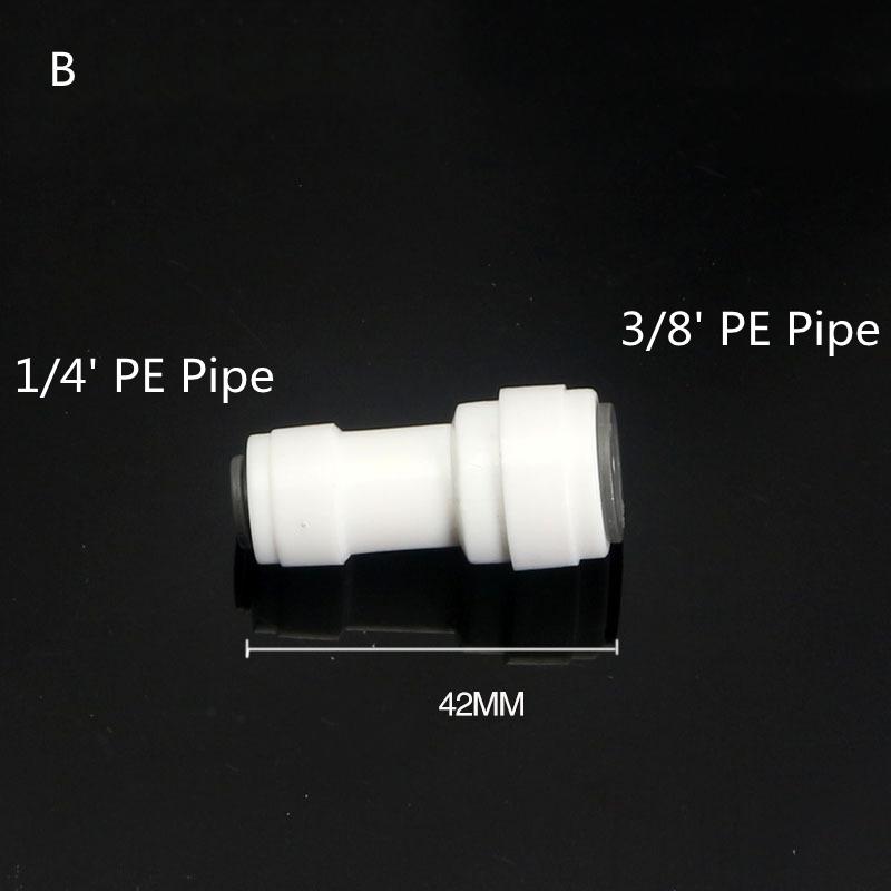 

1 шт. фитинги для труб обратного осмоса RO, система водоснабжения, шланг с внешним диаметром 3/8 - 3/8 / шланг с внешним диаметром 1/4 - 3/8 , фильтр для очистителя воды, бесплатная карта