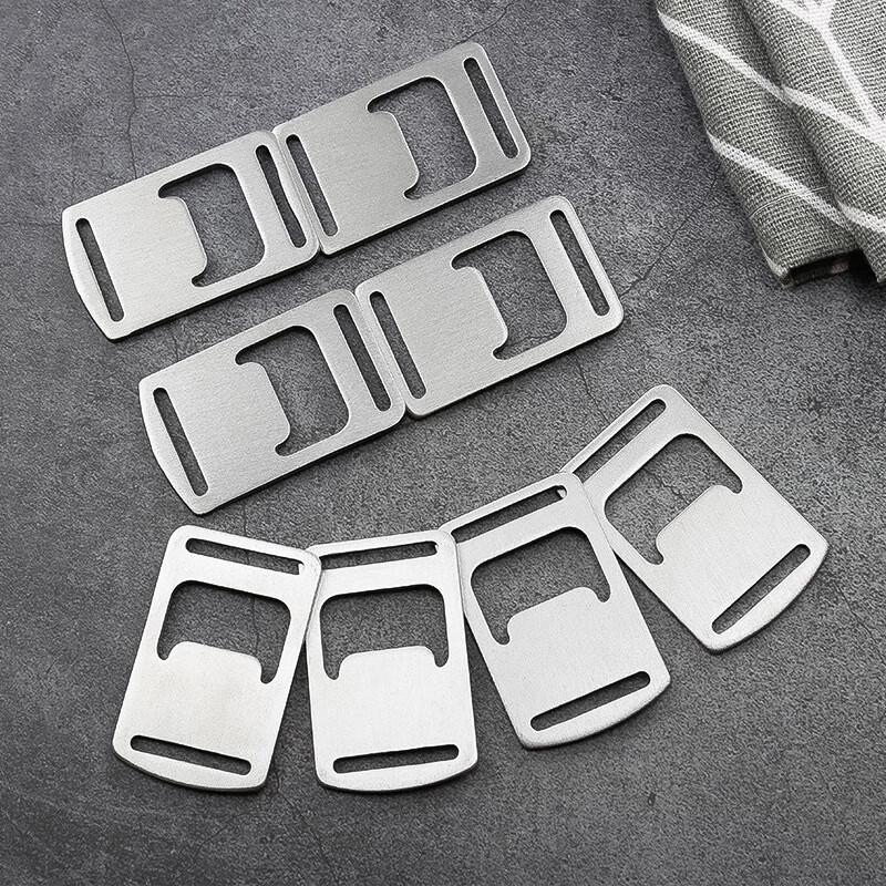 Wutuo Outdoor Stainless Steel Webbing Bottle Opener - 4 Pack