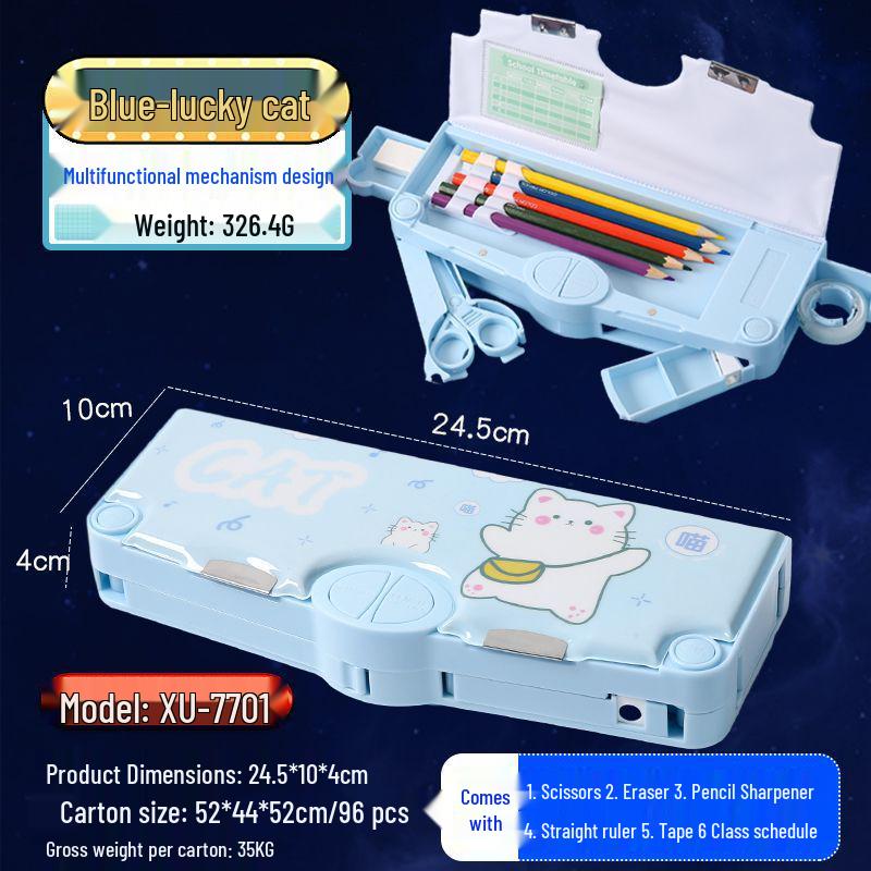 Creative Astronaut Multifunctional Pencil Case - Large Capacity for Primary School Students