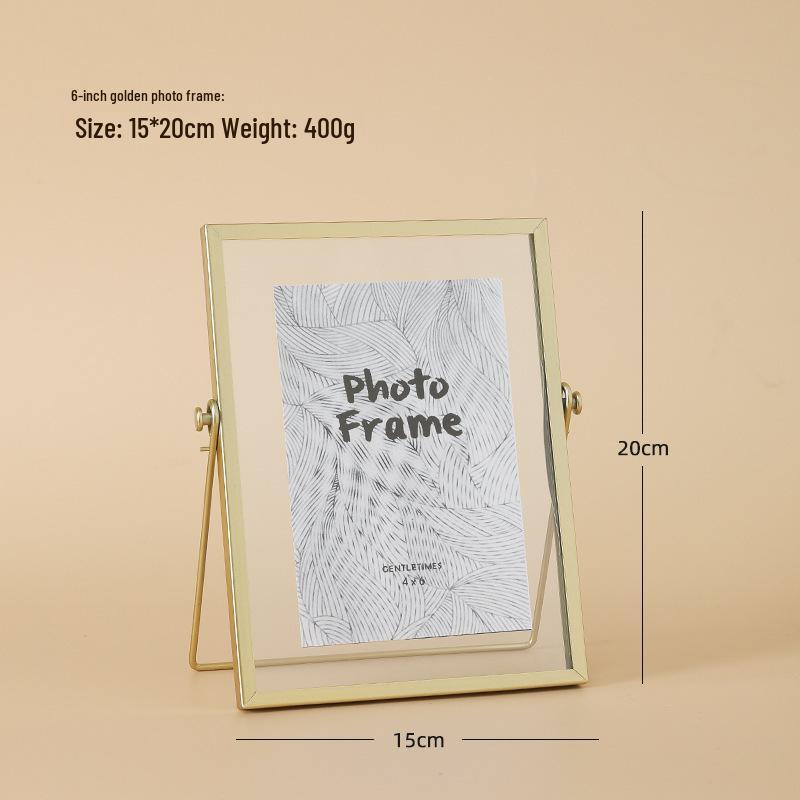 Nordic Creative DIY 3D Dried Flower Frame Kit - Simple Metal & Glass with Glue