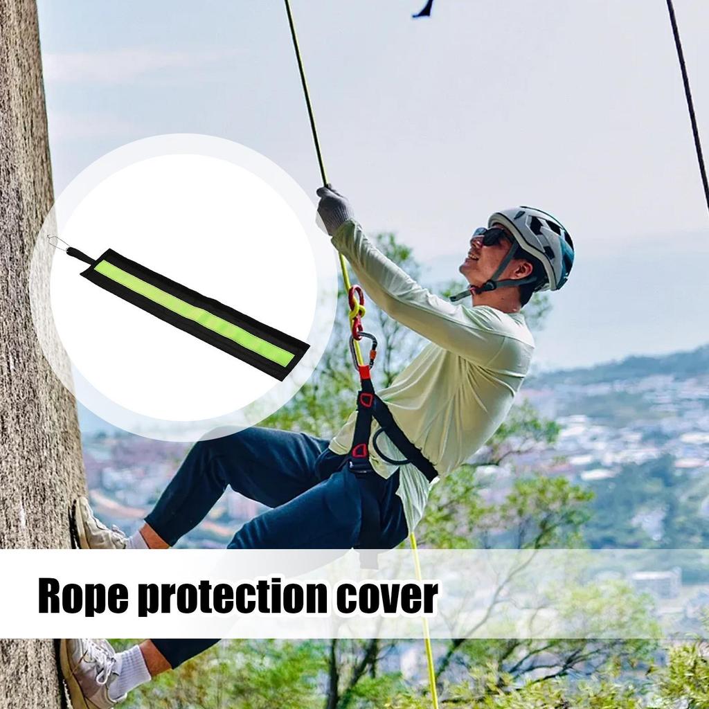 Rope Protector Climbing Climbing Rope Sleeve Rappelling Abseiling Equipment for Survival Backpacking Outdoor Caving