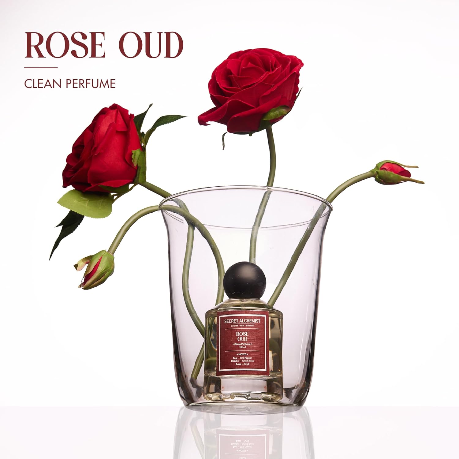 

Rose Oud Парфюмерная вода 100 мл | Унисекс Стойкий Чистый Цветочный Древесный EDP | Роскошный парфюм с Розой, Удом и Розовым перцем 100 ML