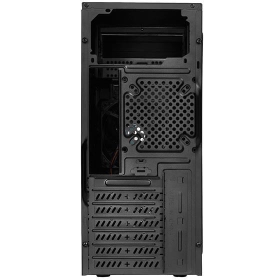 Boîtier pc - silverstone - sst-ps13b - moyen tour - noir - atx - usb