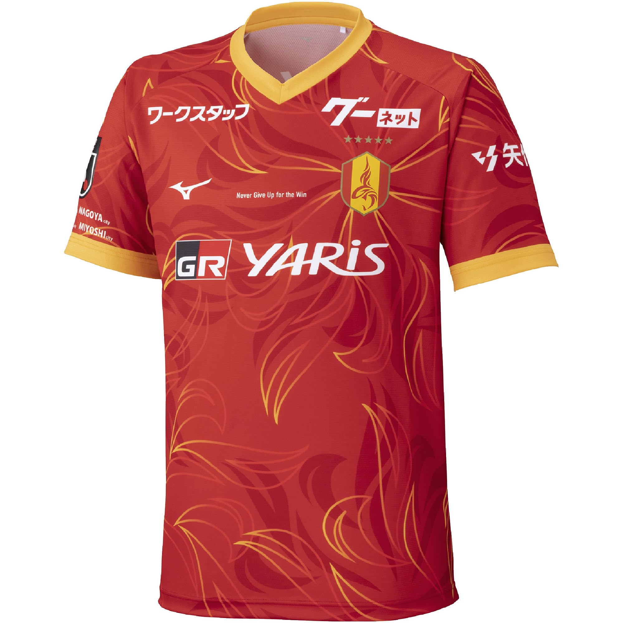 

Футбольная форма J League Nagoya Grampus Replica 2025 года с коротким рукавом [Mizuno]