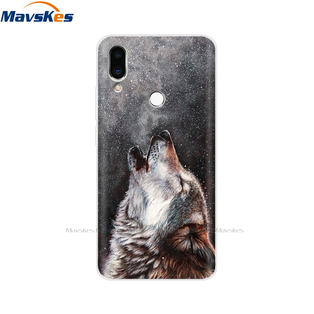 For Meizu Note 9 Case Note9 Soft TPU Silicon Funda Back Cover For Meizu M9 Note Case M9Note M 9 Rose Print Phone Case Coque Para