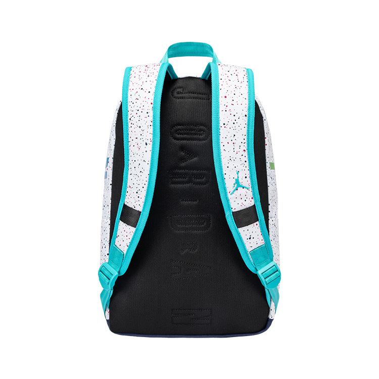 Jordan Starry Sky 15L Ink Splash Trendy Polyester Backpack Medium Unisex backpack Aurora-Blue JD2533215PS-003
