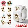 100-500pcs Reward Sticker Cartoon Dog Pattern Encouragement Stickers For Students Teachers Cute Animals Stationery Stickers