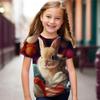 Boys' 3D Graphicl T Shirt Tee Short Sleeve 3D Print  Sports Fashion Streetwear Kids 4-12 Years Crew Neck Casual