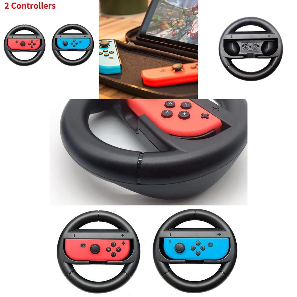 Premium Abs Joy-con Ns Steering Wheel Handle For Nintendo Switch Mario Kart 8 Gaming