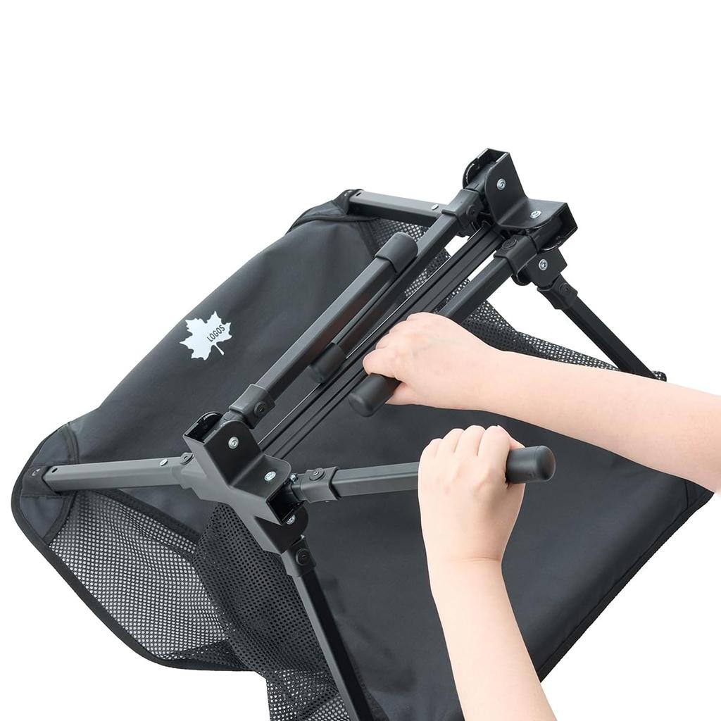 LOGOS Easy Set Bucket Chair Outdoor Camping Lightweight Compact Water Repellent Load Capacity 120kg 73329007