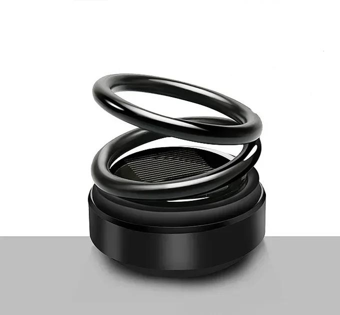 

Автомобільний освіжувач повітря Аромат для дефлектора Магнітний дизайн Автоаксесуари Ароматизатор салону Дифузор Сонячна авторотація чорний