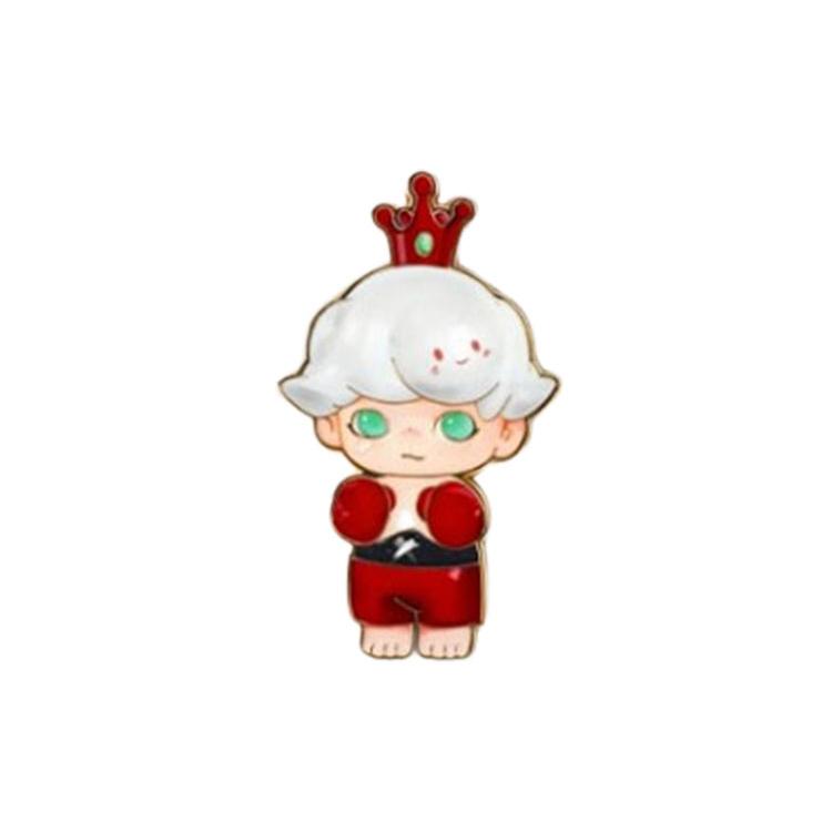 

New POP MART DIMOO Classic Reproduction Collection Badge Brooch Blind Box Products Single Mystery Box/Full Box 12 Pcs 1230131101 Confirmed-Snowy Owl