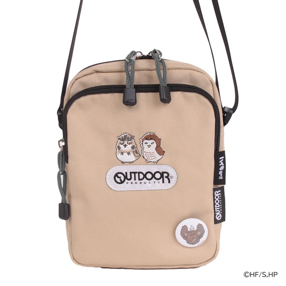 OUTDOOR Mini shoulder bag ODHQ01 Beige Haikyu!! × PRODUCTS