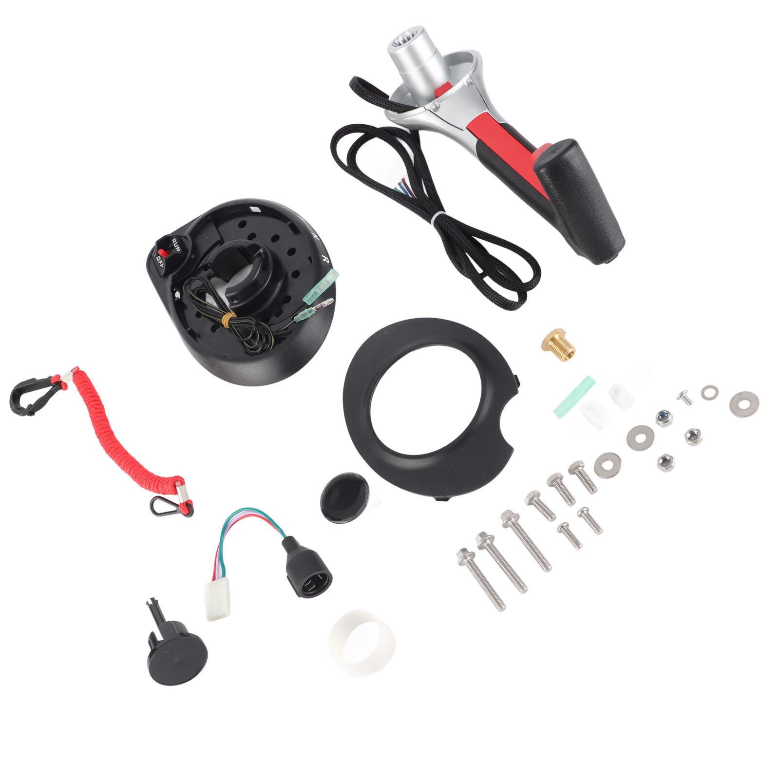 

Boat Outboard Engine Throttle Remote Control Box 883710A02 Forward Reverse Moving with Power Trim Tilt Switch