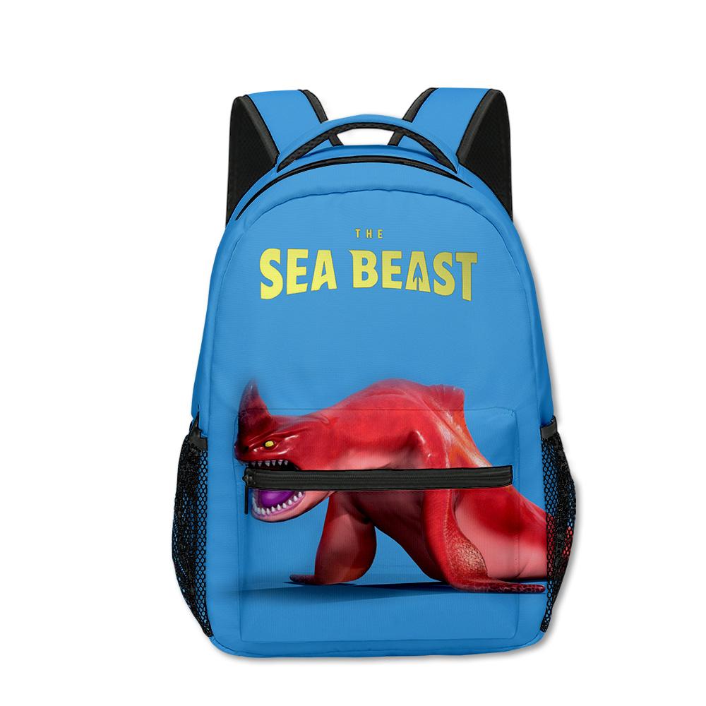 Classic Popular the sea beast student Bookbag Notebook Backpacks 3D Print Oxford Waterproof Boys/Girls Travel Backpacks
