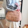 Lovely Bows Makeup Bag Large Capacity Cosmetic Bag Wash Bag Handheld Travel Toiletry Bag Makeup Storage Bag