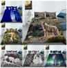 3D Wolf Pattern Bedding Set Bedroom Bedding Quilt and Pillowcase AU/EU/US Double/Double Full Size