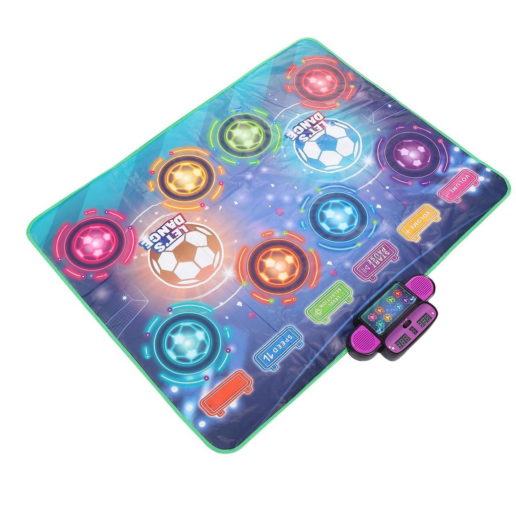 Double Player Dance Mat Interactive Challenging Levels Electronic Dance Mat for Kids