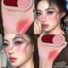 Two Tone Matte Blush Cream Brighten Contour Natural Glow Face Makeup