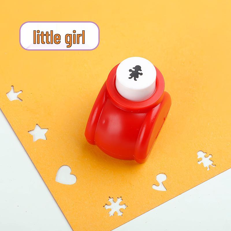 Children's Day Embosser Punch Tool for DIY Crafts and Kindergarten Prizes