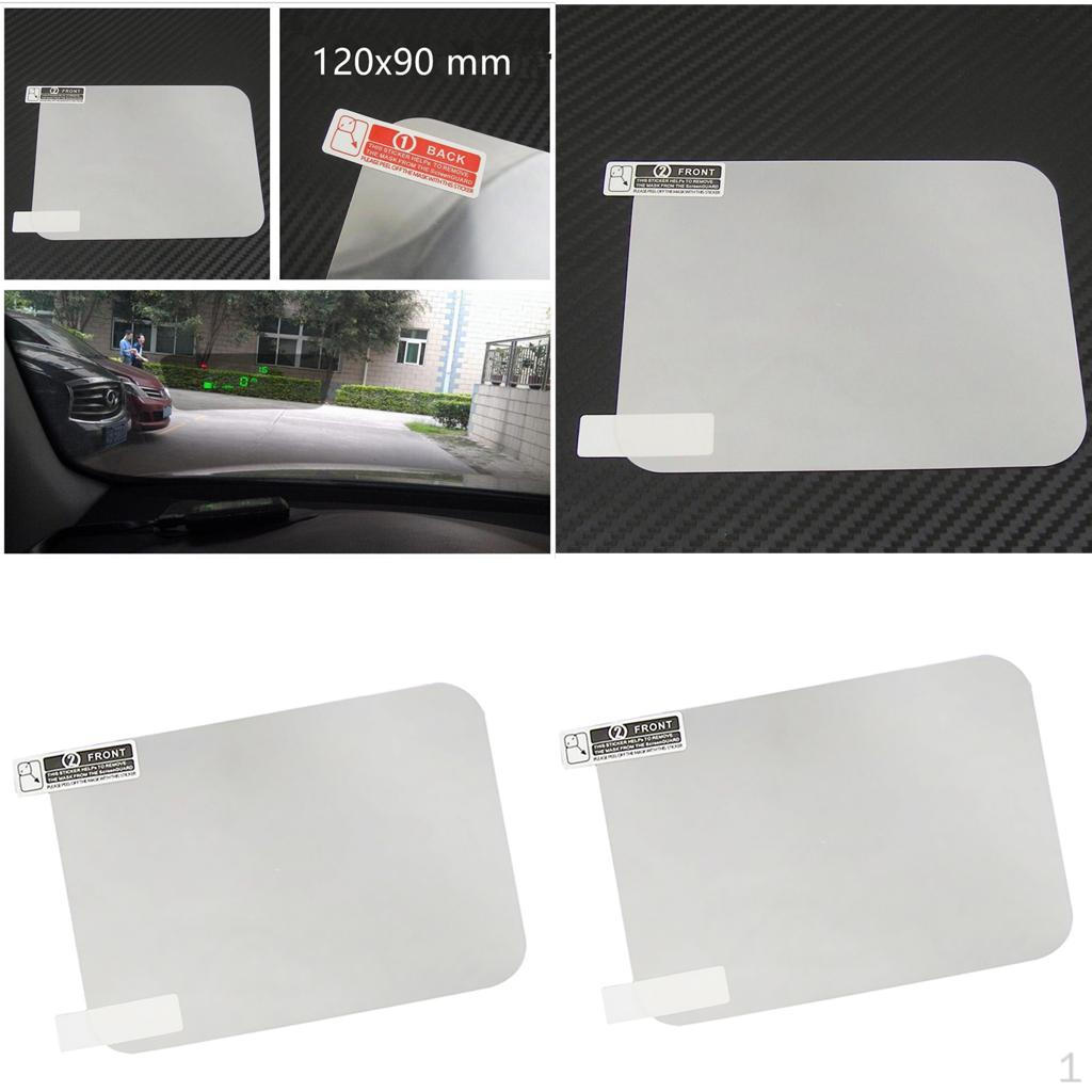 2 Piece Phone HUD Display Without Mucilage Clear Reflective 120x90mm