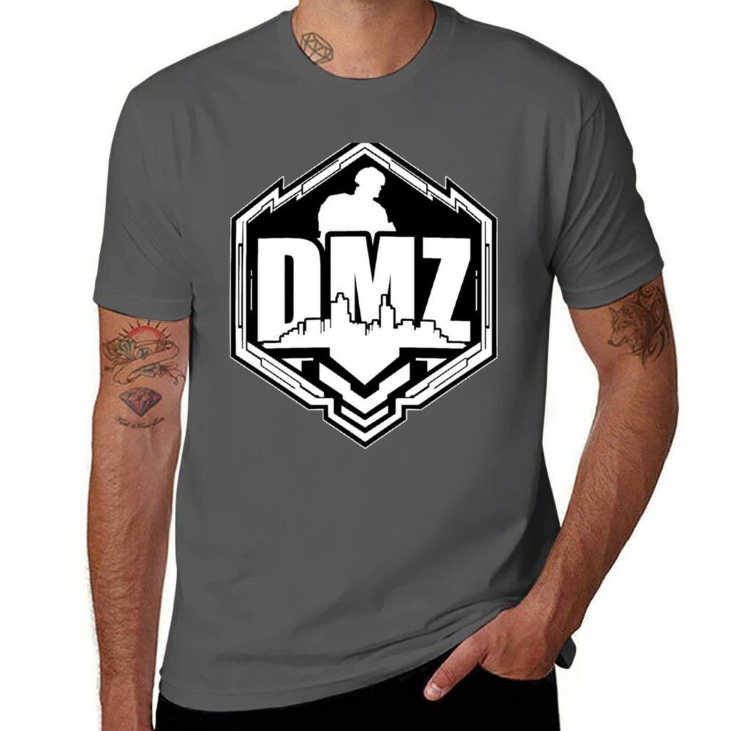Dmz Logo Tshirt Breathable Basic Cotton Tshirt