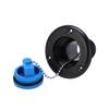 Boat Water Filler Yacht Fittings ABS Deck Water Filler Cap Fill Hatch Inlet for Marine Boat Yacht RVABS Black