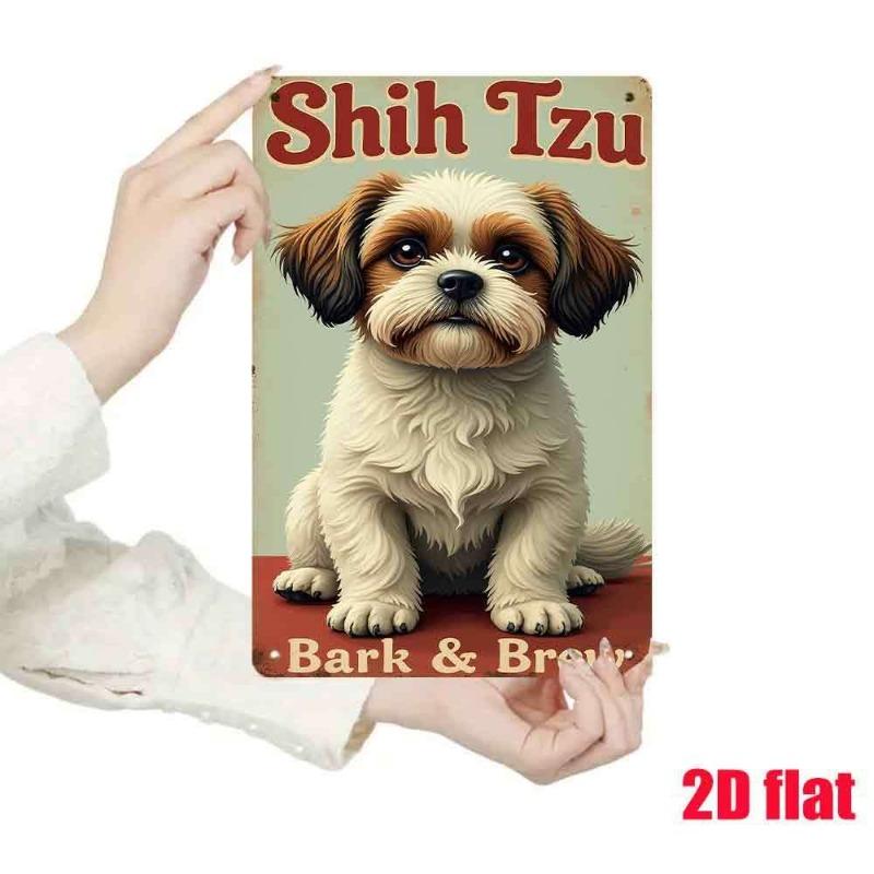 Retro Metal Paintings, Furniture, Living Room Decoration 20x30cm