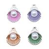 Enamel Charms Multi Color Pearl Pendants For Popular Jewelry Making