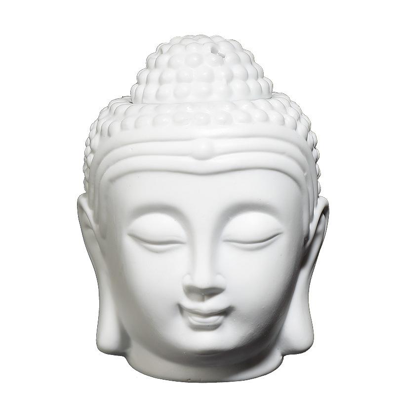 

Ceramic Head Aromatherapy Burner Indoor Household Essential Oil Special Incense Burner Handicraft Home Ornament Decoration белый