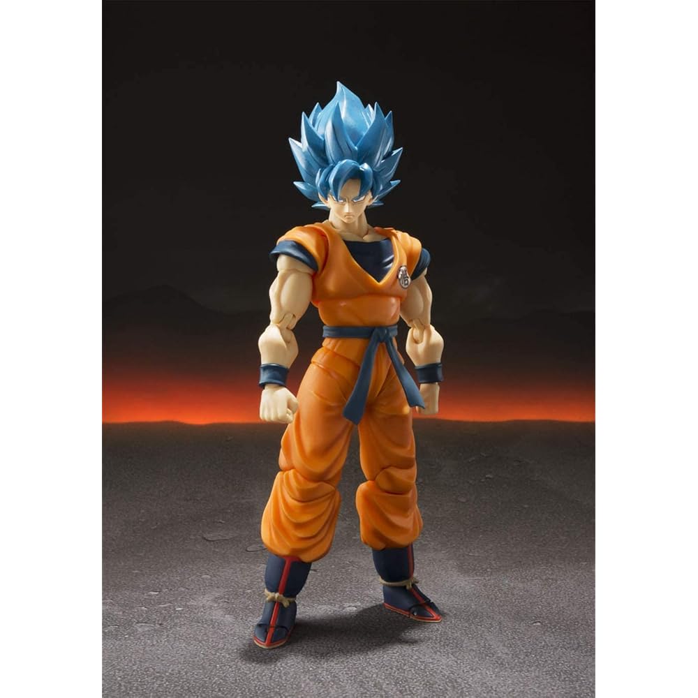TAMASHII NATIONS S.H. Figuarts Dragon Ball Super Saiyan God Super Saiyan Goku 140mm Painted Action Figure ABS PVC