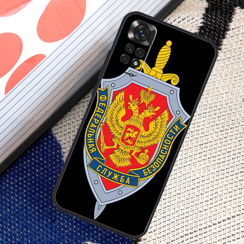Russia National Police Logo Case For Xiaomi Redmi Note 11 10 8 9 12 Pro Note 11S 10S 9S 8T Redmi 10 10C 12C 9C 9T Cover