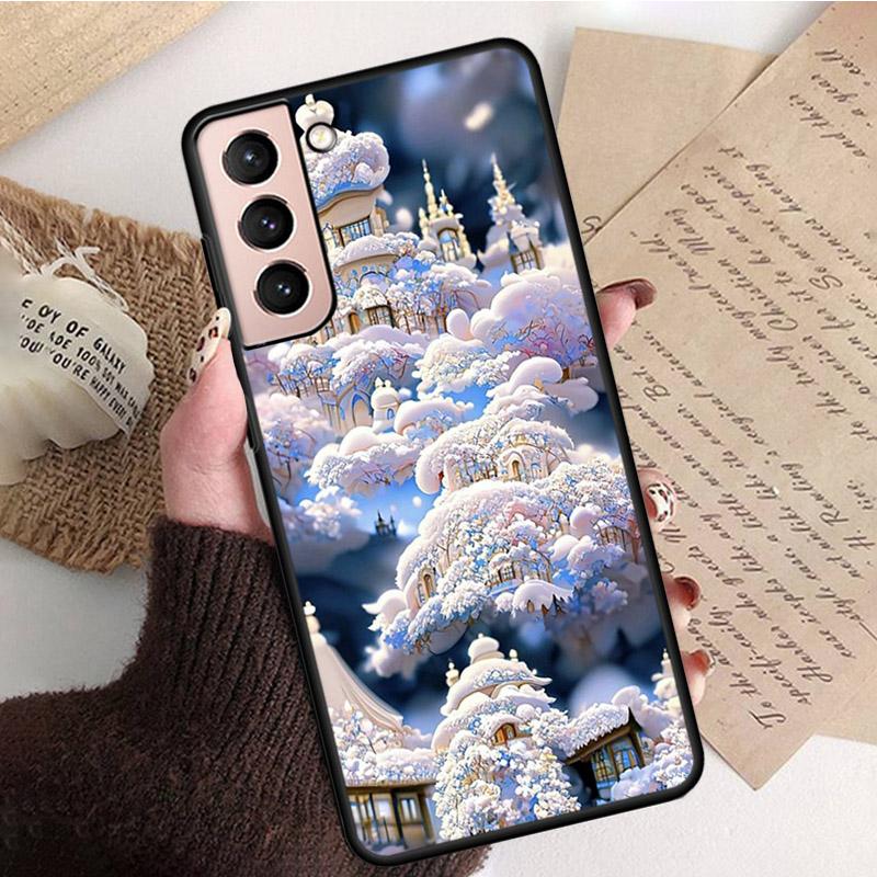 Nature Flower Peony Rose Heaven Case for Samsung Galaxy S22 S20 Note20 Ultra S20 S22 S21 S10 S9 Plus S10E S20FE Note10Plus Note9