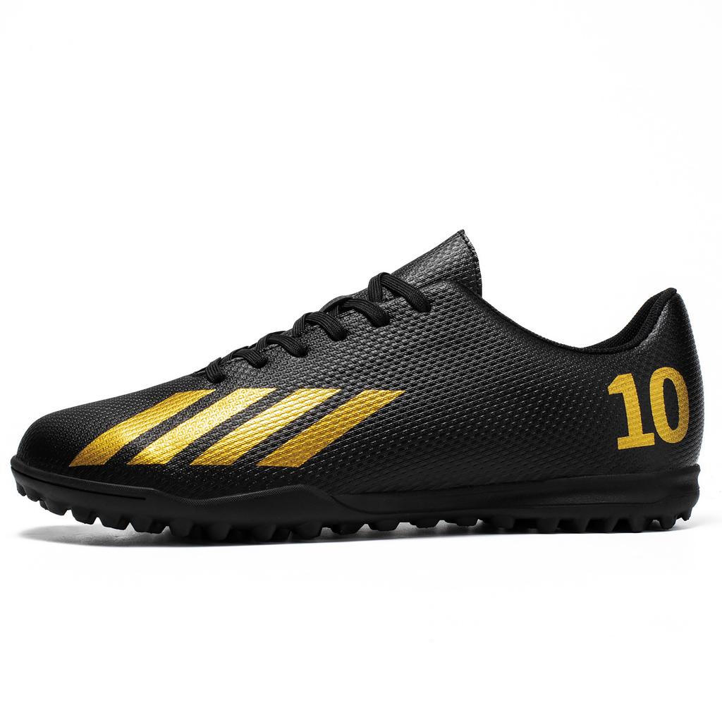 Low-Top Football Shoes Tf Broken Nails Artificial Turf Fg Nails Leather Feet Male And Female Students Football Shoes