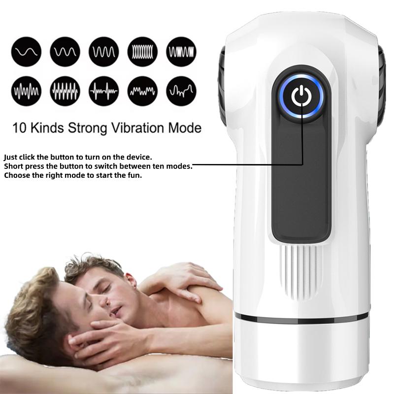 Intelligent Vibration Aeroplane cup 3D Simulation Vaginal Masturbator Oral Sex Pronunciation Vibration Blowjob Male Masturbator