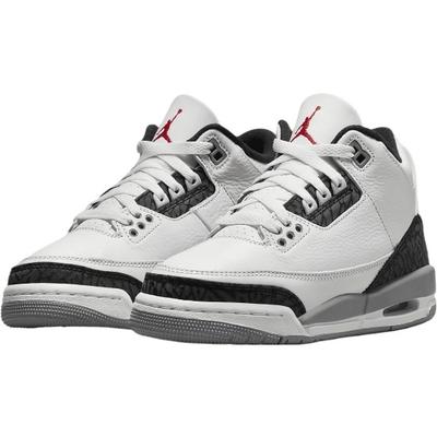 Air 3 Retro GS Summit White Cement Grey DM0967-106 Size 3.5Y-7Y
