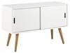 CABINET Mitra Chest of Drawers White SLIDING DOOR Scandinavian