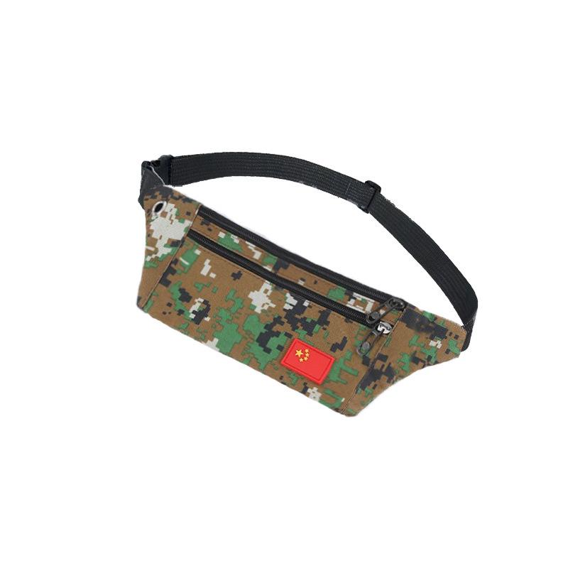 Men's Large Capacity Outdoor Canvas Waist Bag - Casual Coin & Cell Phone Holder