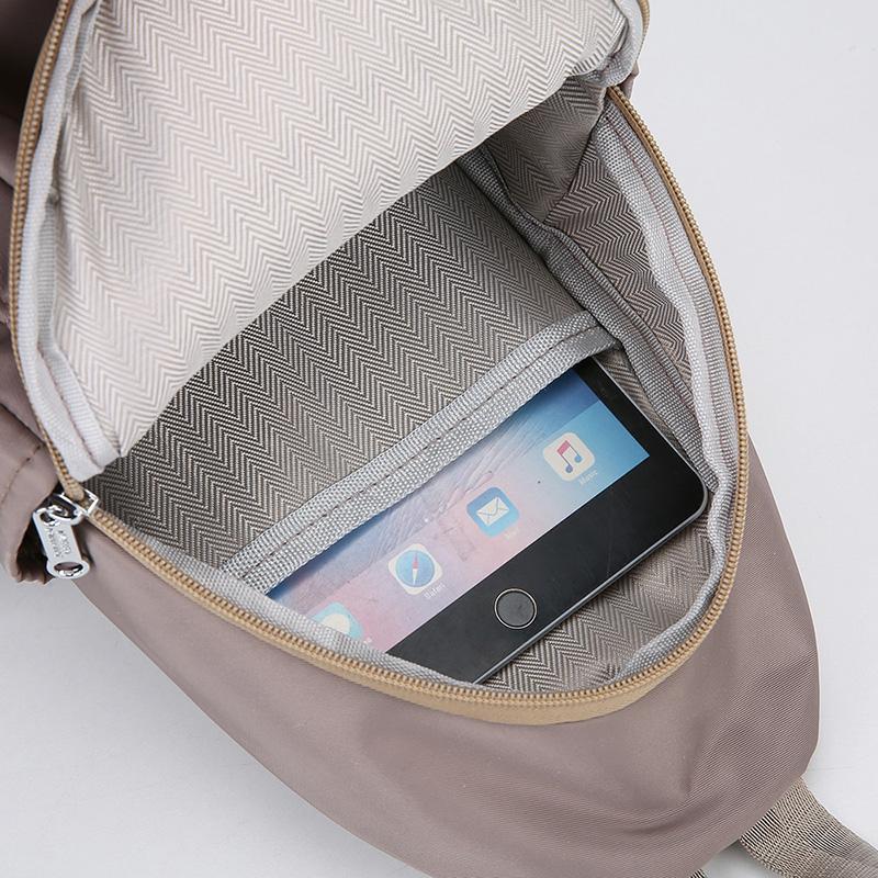 Small Backpack Women's Shoulder Bag Multifunctional Chest Bag Water-Repellent Crossbody Bag