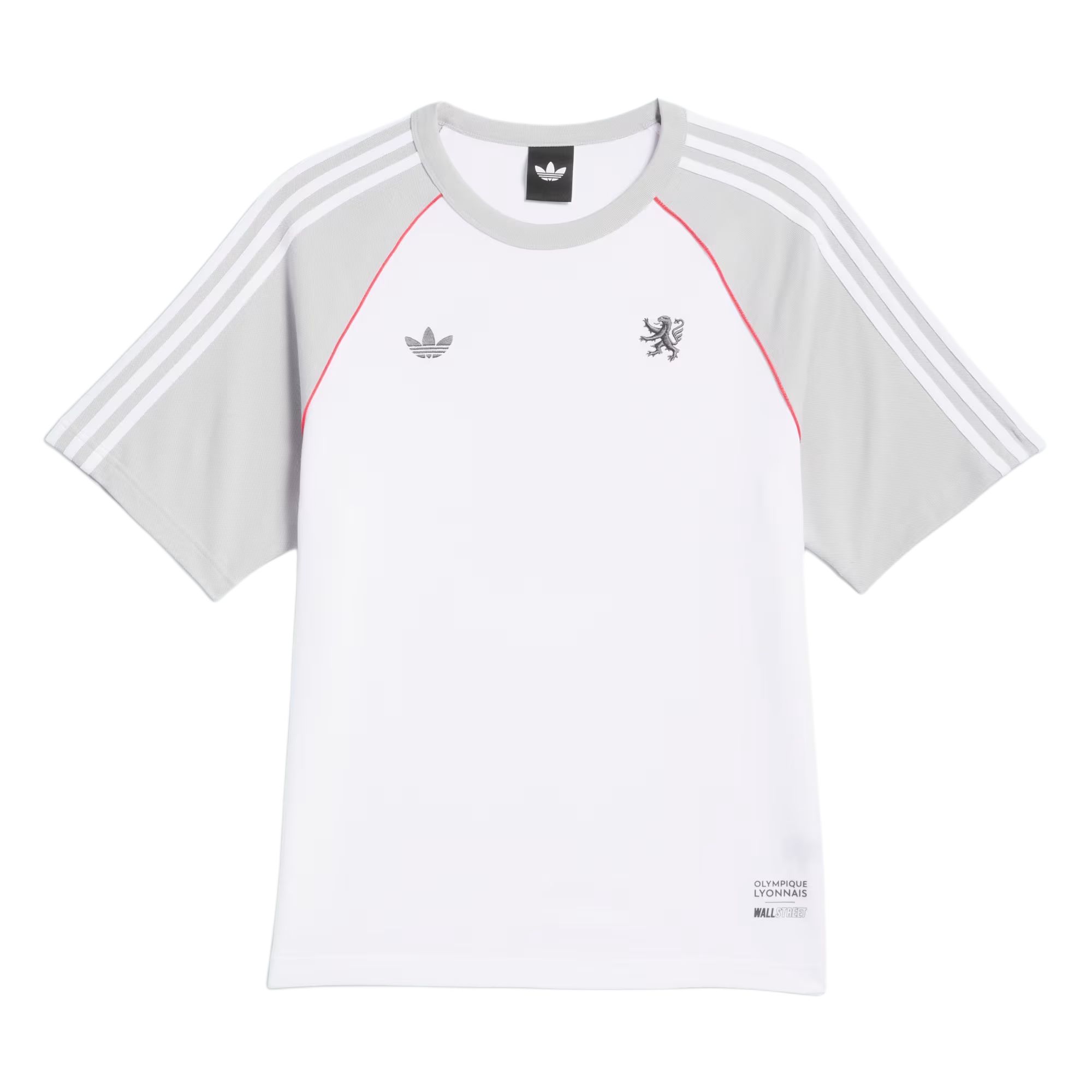 

Adidas Originals X Lyon Team Collaboration FW25 Свитшот с круглым вырезом Wallstreet Спортивная футболка с коротким рукавом Унисекс футболка KD9243 L