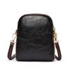 Women's Embossed Elephant Design Crossbody Bag Vintage Leather Shoulder Bag for Daily Use