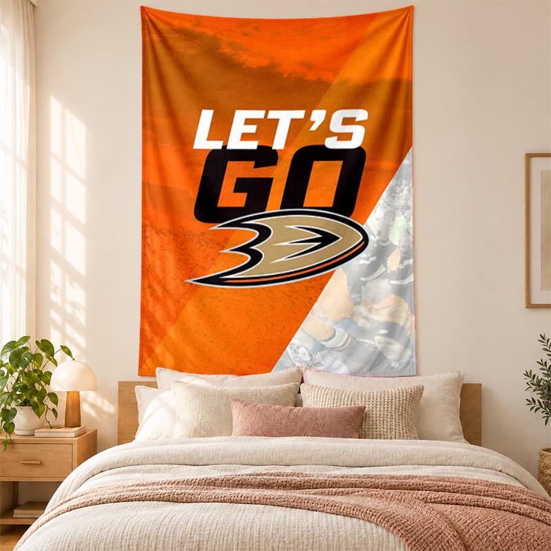 Anaheim Ducks Tapestry highquality for decorating living room bedroom dorm walls ideal as bedroom wallart orholiday gift