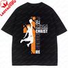 Christian Basketball Religious Bible Verse Philippians 413 Graphic TShirt Unisexs Short Sleeve Crew Neck Casual Womens Clothes